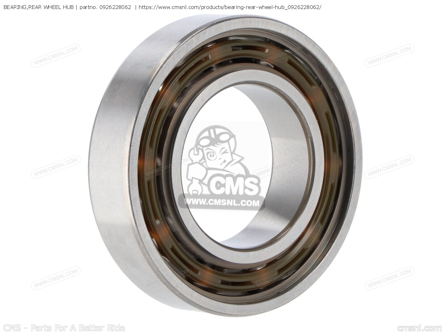 0926228062: BEARING,REAR WHEEL HUB Suzuki - buy the 09262-28062 at CMSNL