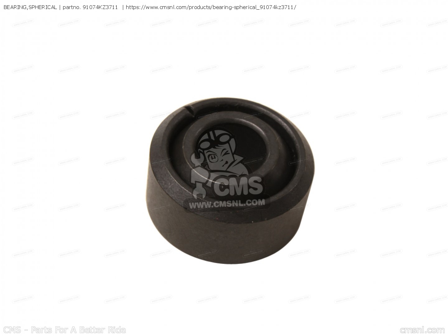 91074KZ3711: Bearing,spherical Honda - buy the 91074-KZ3-711 at CMSNL