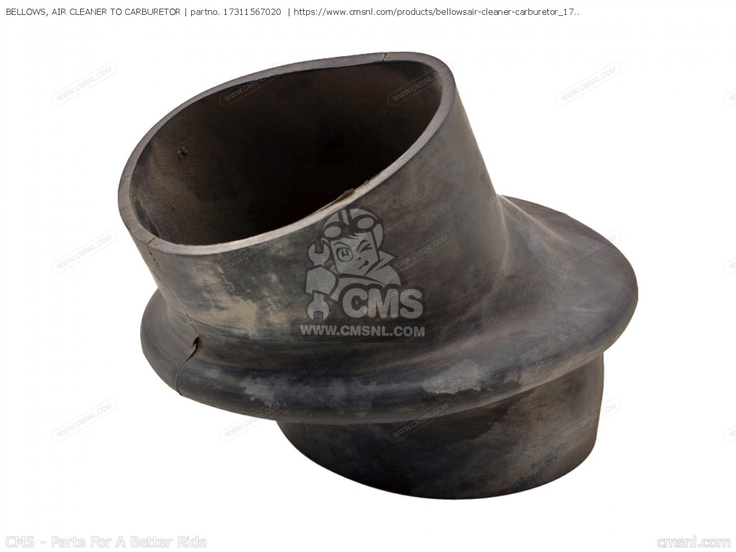 BELLOWS, AIR CLEANER TO CARBURETOR for TN360 MINI TRUCKS order at CMSNL