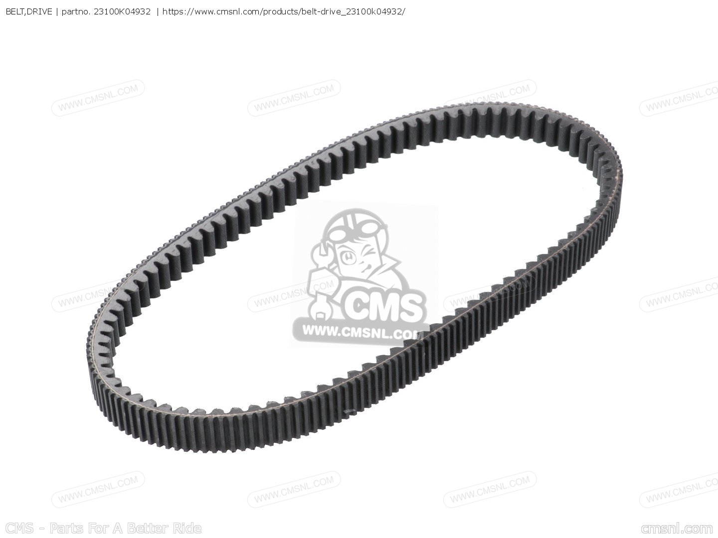 23100K04932: BELT,DRIVE Honda - buy the 23100-K04-932 at CMSNL