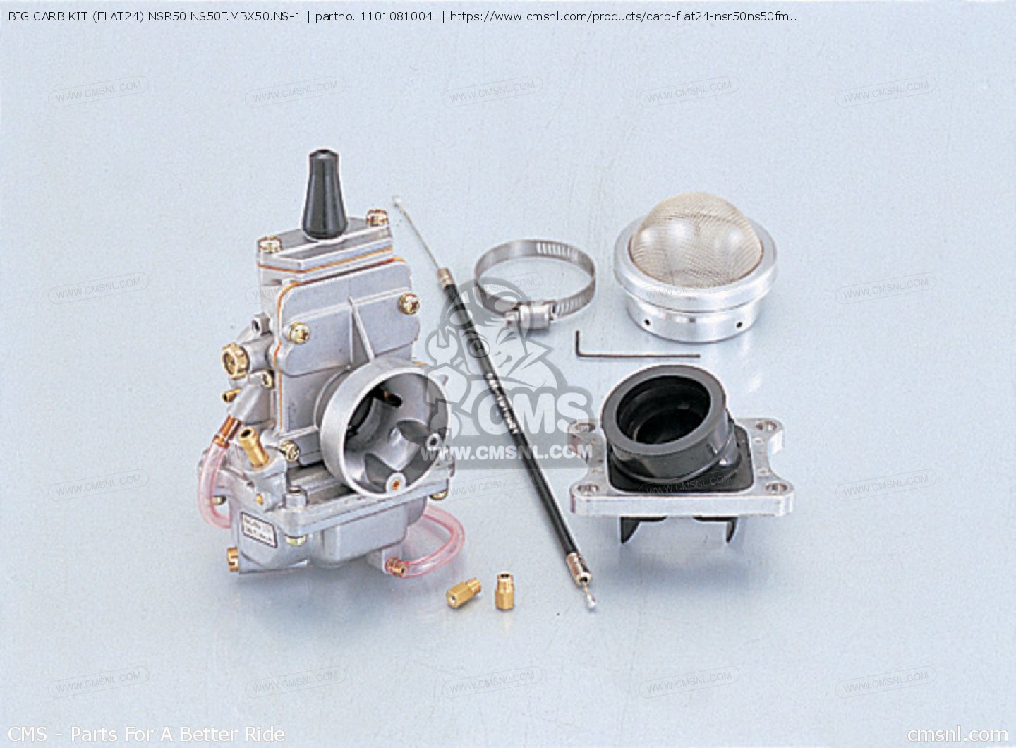 1101081004: Big Carb Kit (flat24) Nsr50.ns50f.mbx50.ns-1 Kitaco - buy the  110-1081004 at CMSNL