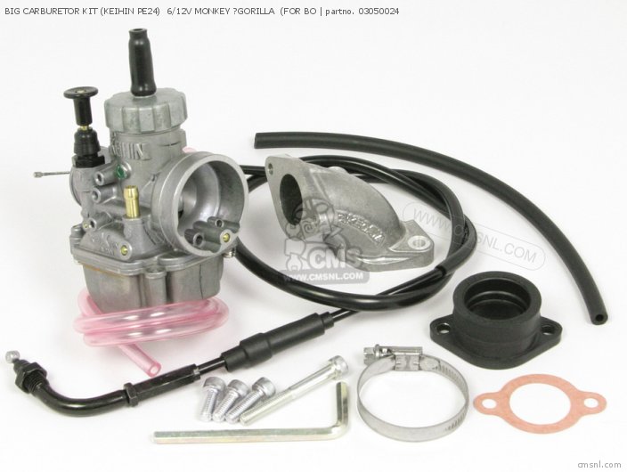 Takegawa BIG CARBURETOR KIT (KEIHIN PE24)  6/12V MONKEY ?GORILLA  (FOR BO 03050024