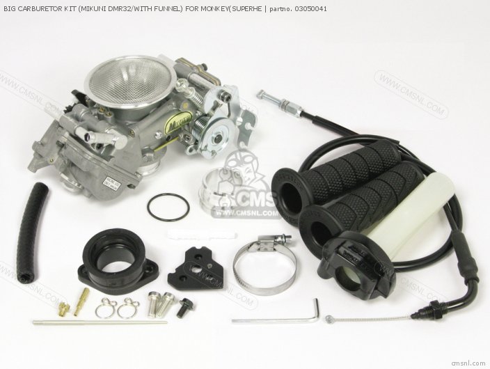 Takegawa BIG CARBURETOR KIT (MIKUNI DMR32/WITH FUNNEL) FOR MONKEY(SUPERHE 03050041