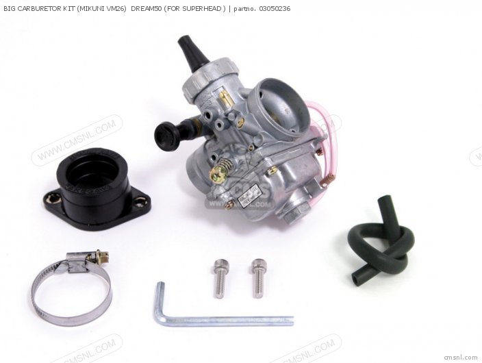 Takegawa BIG CARBURETOR KIT (MIKUNI VM26)  DREAM50 (FOR SUPERHEAD ) 03050236