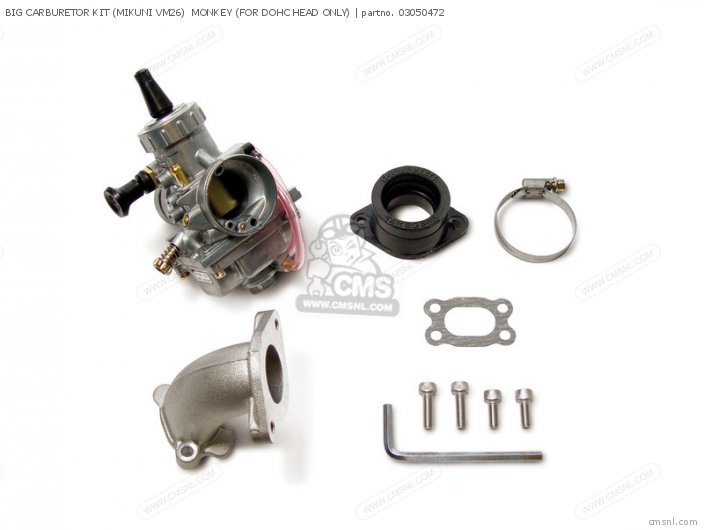 Takegawa BIG CARBURETOR KIT (MIKUNI VM26)  MONKEY (FOR DOHC HEAD ONLY) 03050472