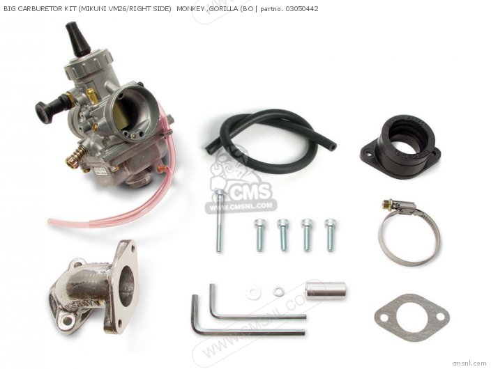 Takegawa BIG CARBURETOR KIT (MIKUNI VM26/RIGHT SIDE)  MONKEY ,GORILLA (BO 03050442