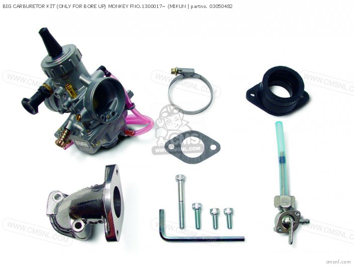 Takegawa BIG CARBURETOR KIT (ONLY FOR BORE UP) MONKEY FNO.1300017~ (MIKUN 03050482