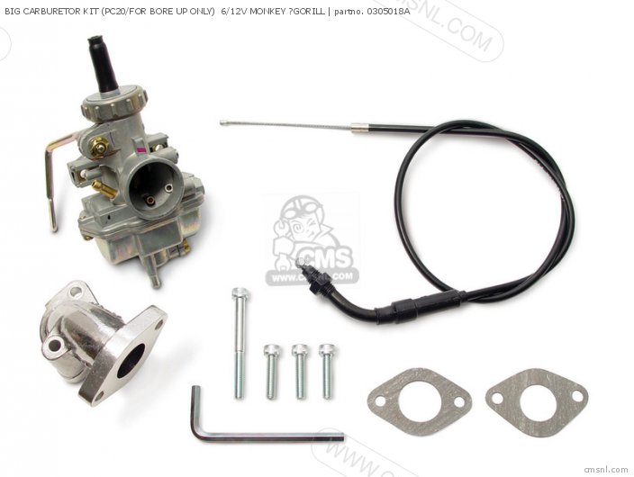 Takegawa BIG CARBURETOR KIT (PC20/FOR BORE UP ONLY)  6/12V MONKEY ?GORILL 0305018A