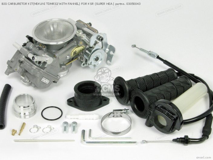 Takegawa BIG CARBURETOR KIT(MIKUNI TDMR32/WITH FANNEL) FOR KSR (SUPER HEA 03050043