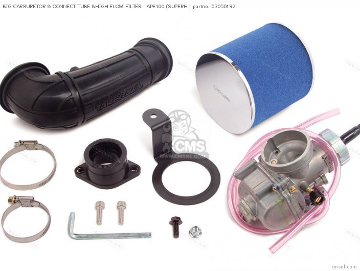 Big Carburetor & Connect Tube &high Flow Filter   Ape100 (superh photo