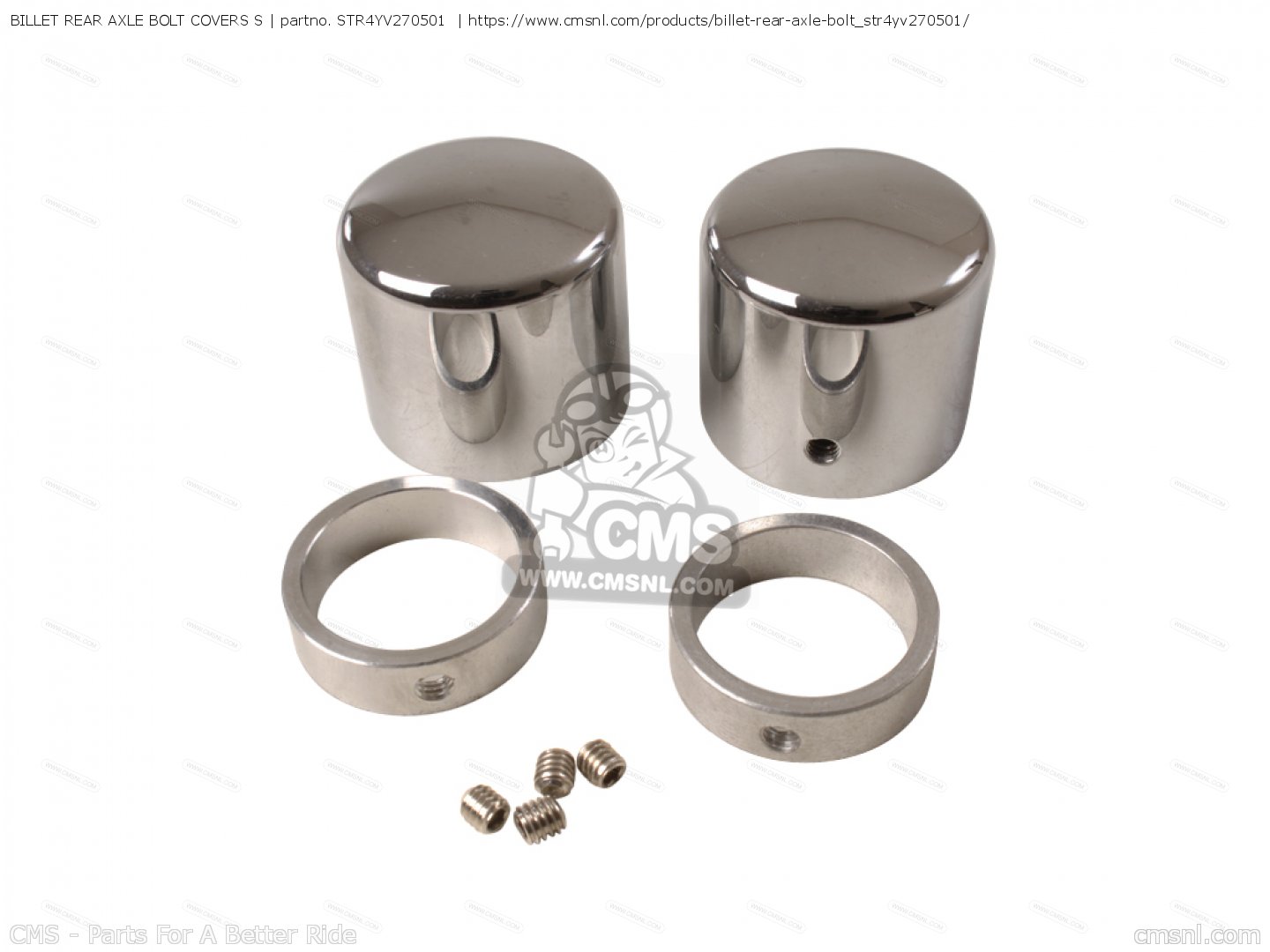STR4YV270501 Billet Rear Axle Bolt Covers S Yamaha buy the STR4YV27