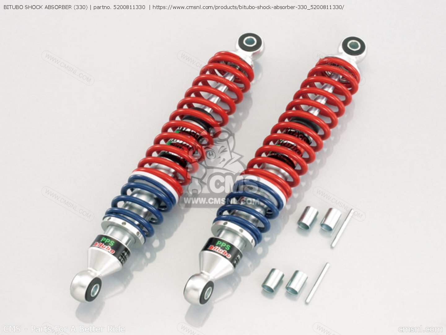 5200811330 Bitubo Shock Absorber (330) Kitaco buy the 5200811330 at