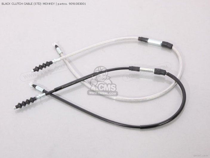 Kitaco BLACK CLUTCH CABLE (STD) MONKEY 9091083001