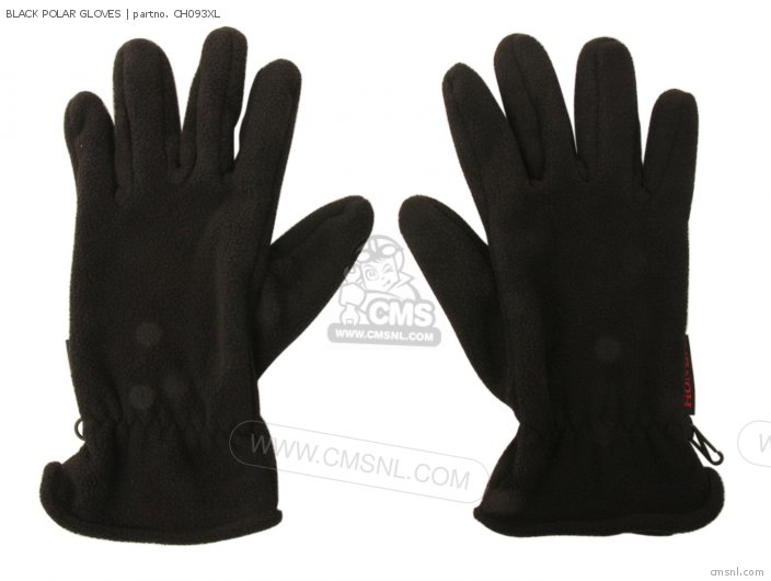 Honda BLACK POLAR GLOVES CH093XL