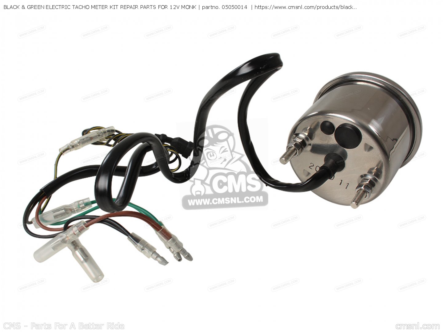05050014 Black & Green Electric Tacho Meter Kit Repair Parts For 12v Monk Takegawa buy the 05