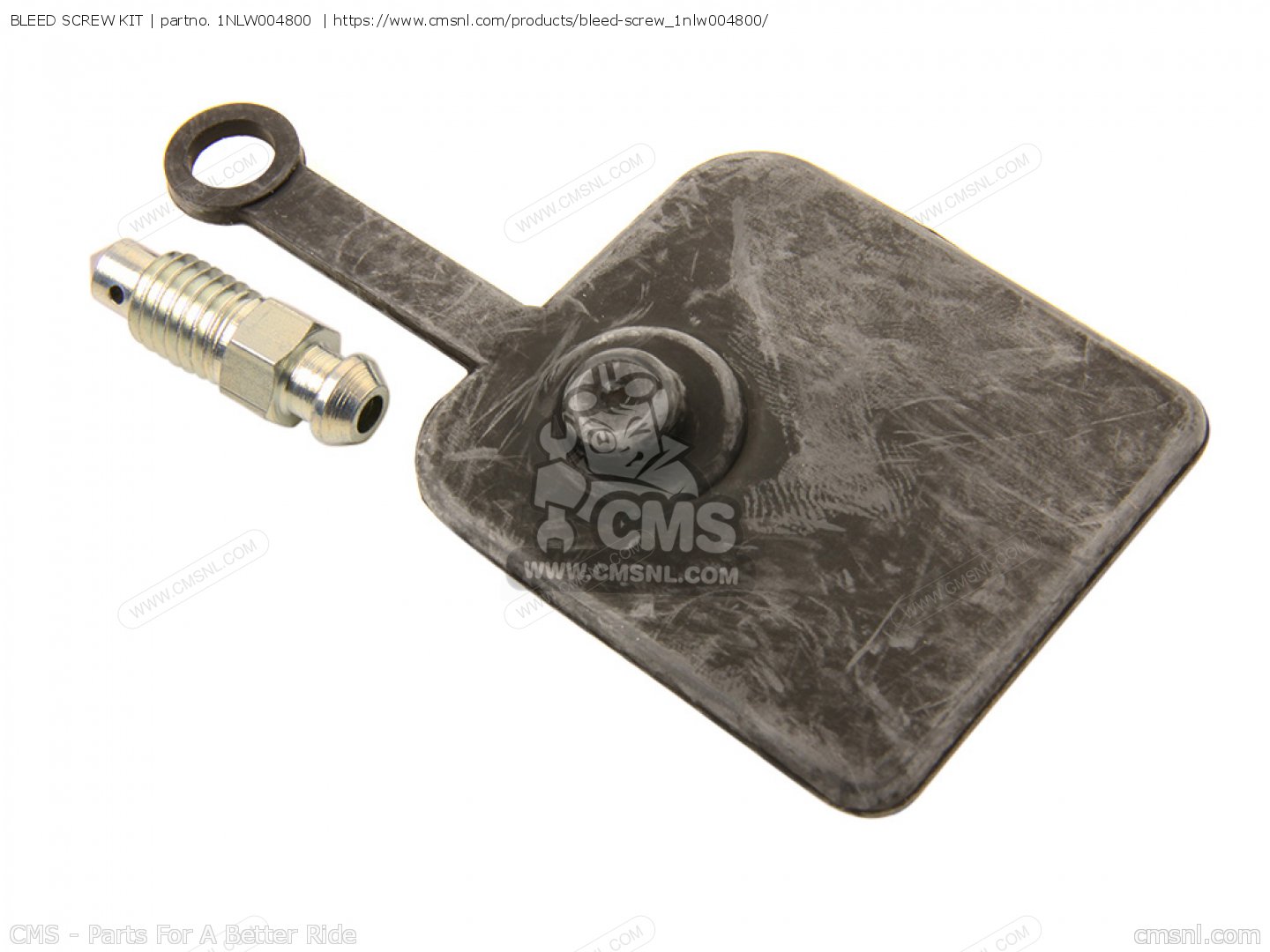 BLEED SCREW KIT for XVZ13D VENTURE ROYALE 1991 (M) USA order at CMSNL