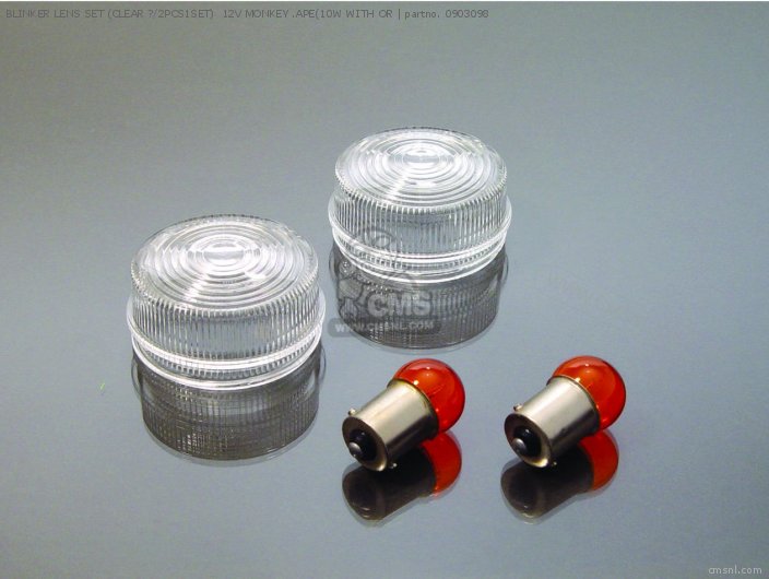 Takegawa BLINKER LENS SET (CLEAR ?/2PCS1SET)  12V MONKEY .APE(10W WITH OR 0903098