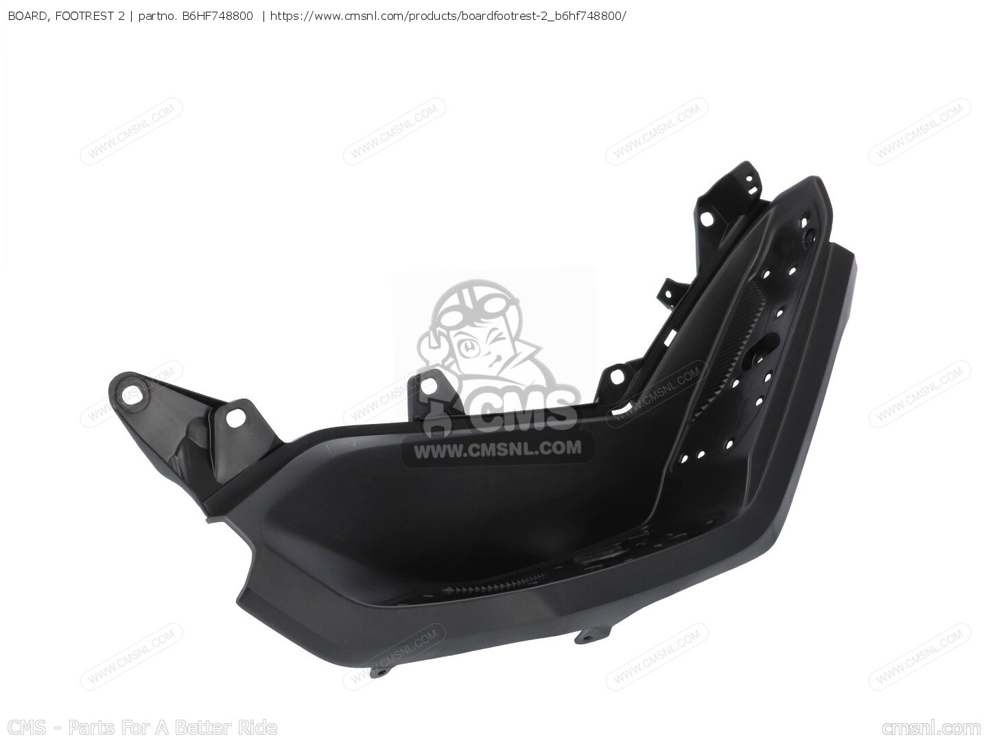 B6HF748800: BOARD, FOOTREST 2 Yamaha - buy the B6H-F7488-00-00 at