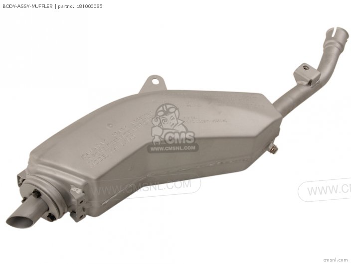 Kawasaki BODY-ASSY-MUFFLER 181000085