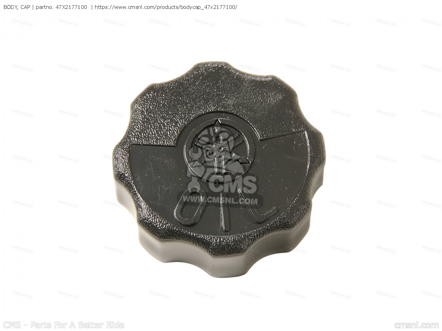 47X2177100: BODY, CAP Yamaha - buy the 47X-21771-00-00 at CMSNL