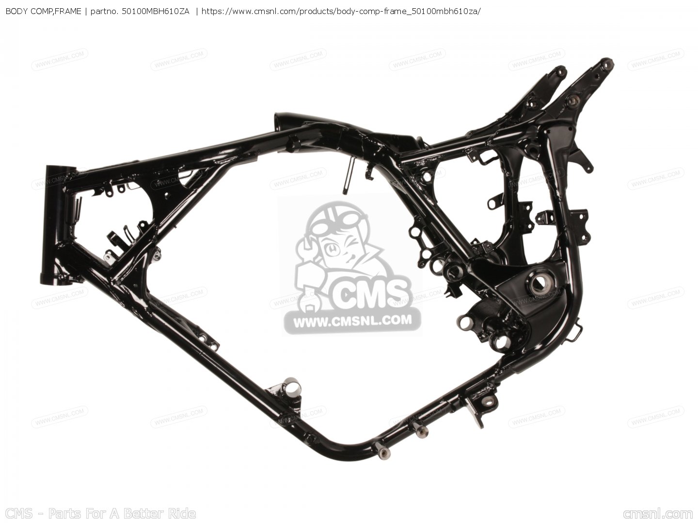 50100MBH610ZA: Body Comp,frame Honda - buy the 50100-MBH-610ZA at CMSNL