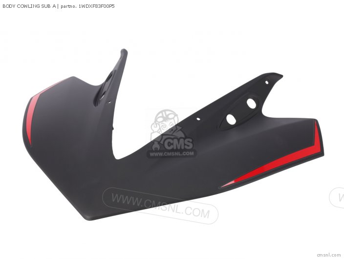 Yamaha BODY COWLING SUB A 1WDXF83F00P5