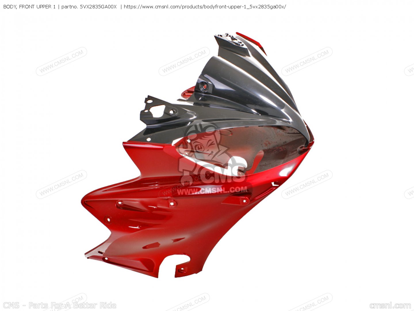 5VX2835GA00X: BODY, FRONT UPPER 1 Yamaha - buy the 5VX-2835G