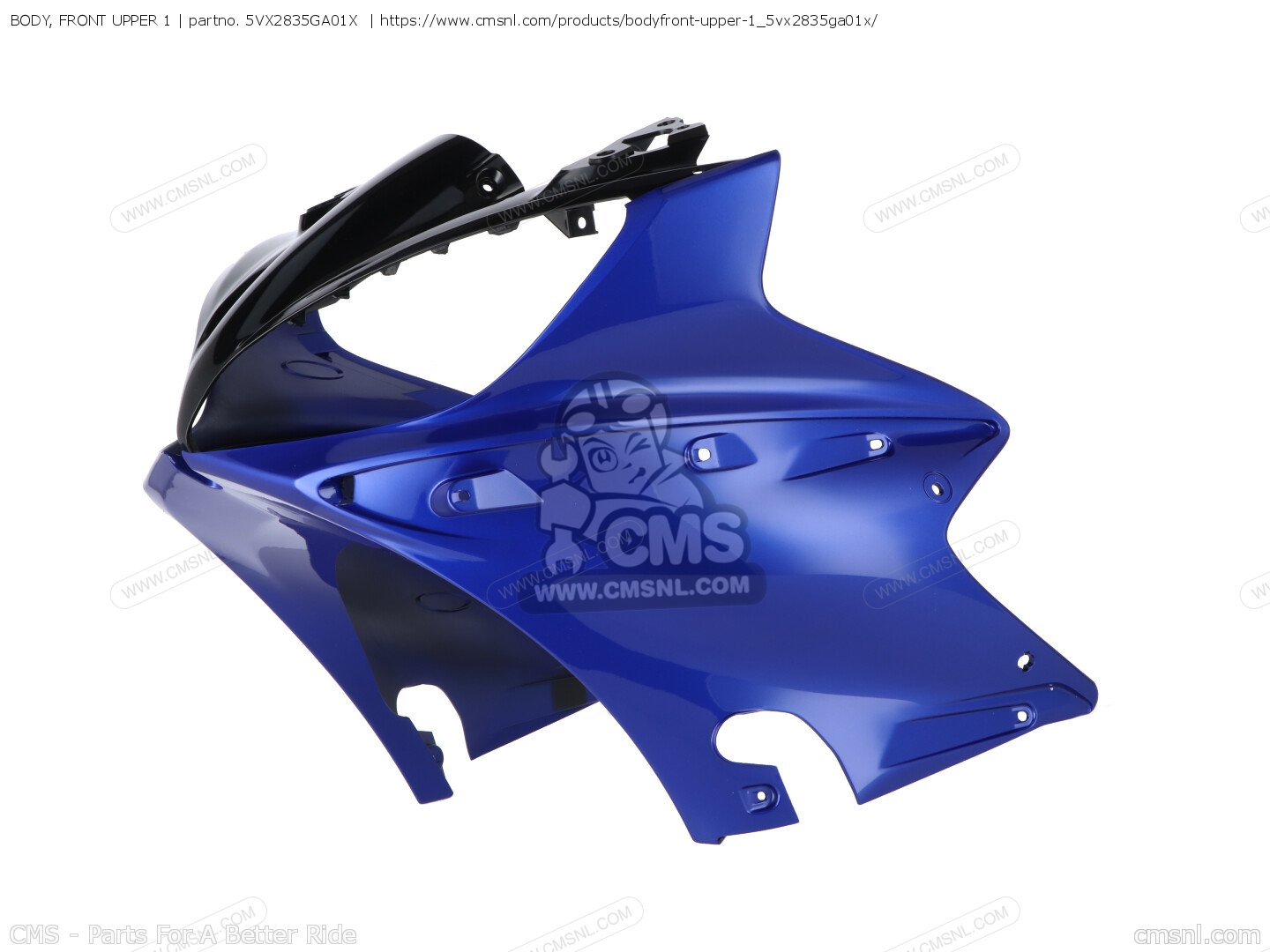 山吹 5VX2835GA01X: BODY, FRONT UPPER 1 Yamaha - buy the 5VX-2835G