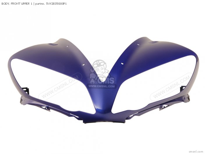 5VY2835G00P1: BODY, FRONT UPPER 1 Yamaha - buy the 5VY-2835G-00-P1