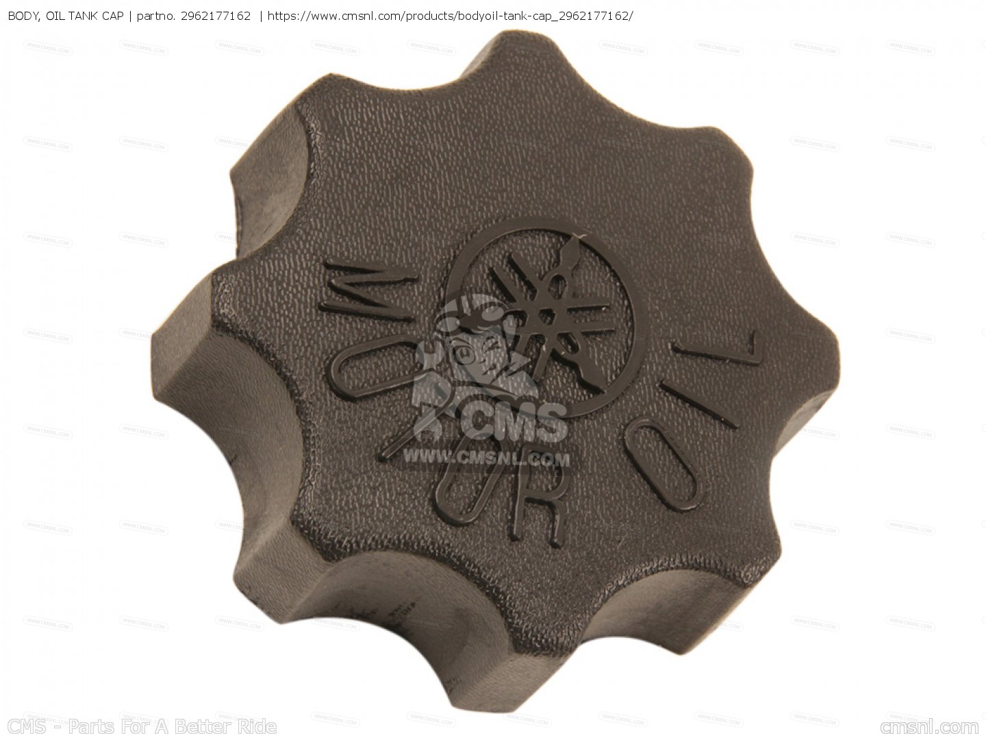2962177162: BODY, OIL TANK CAP Yamaha - buy the 296-21771-62