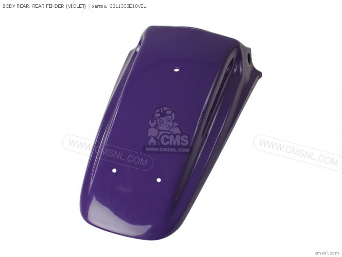 Suzuki BODY REAR, REAR FENDER (VIOLET) 6311303E10VE1