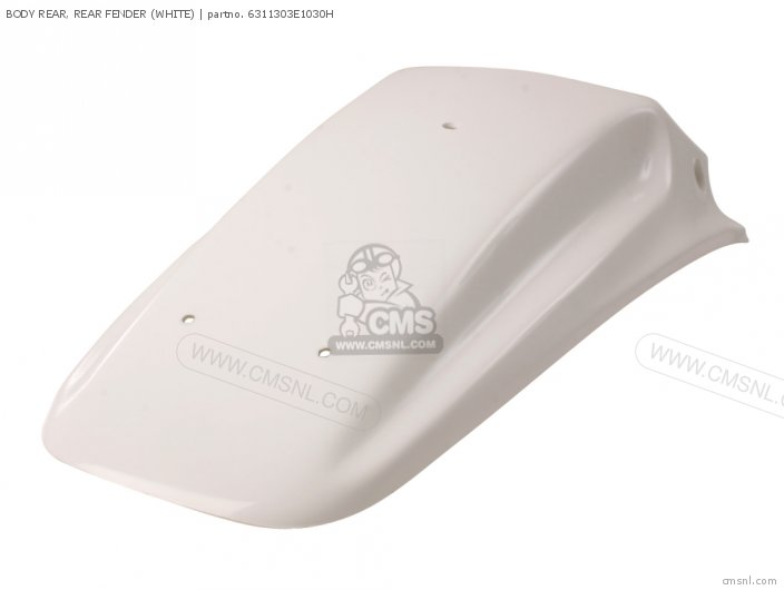 Suzuki BODY REAR, REAR FENDER (WHITE) 6311303E1030H