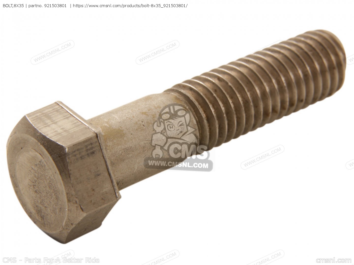 921503801: Bolt,8x35 Kawasaki - buy the 92150-3801 at CMSNL