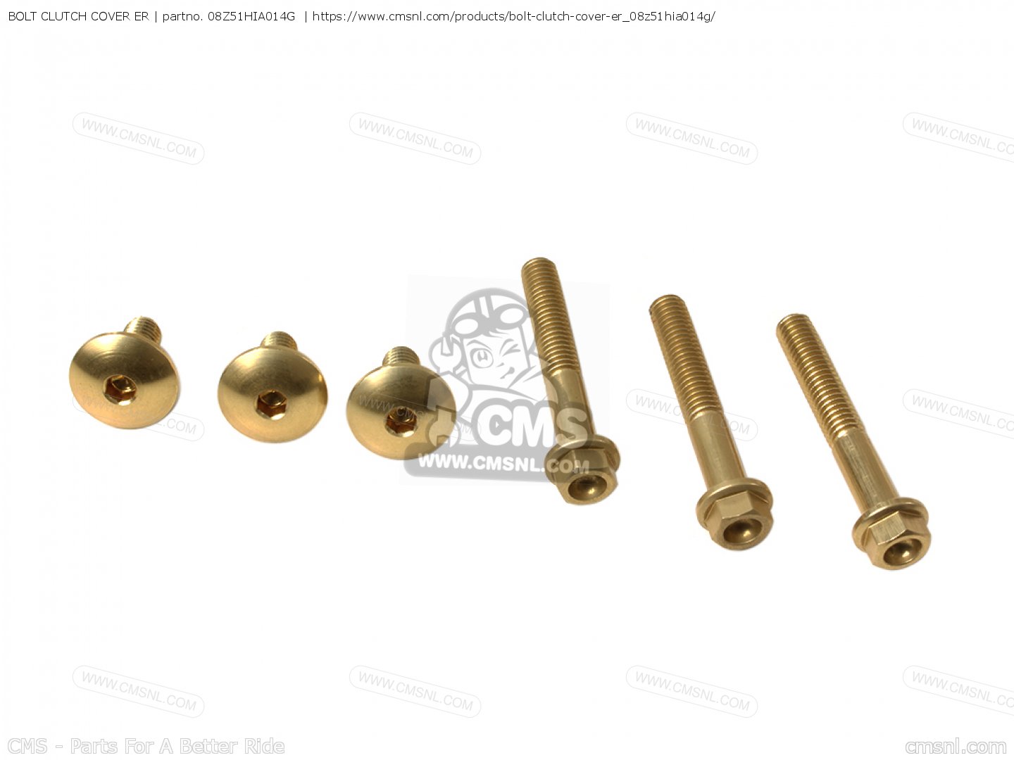 08Z51HIA014G Bolt Clutch Cover Er Honda buy the 08Z51HIA014G at CMSNL