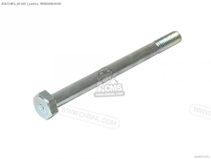 Honda BOLT,HEX.,8X100 953000810000 Honda BOLT,HEX.,8X100 953000810000