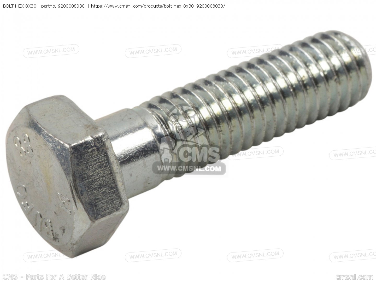 9200008030: Bolt Hex 8x30 Honda - buy the 92000-08030 at CMSNL