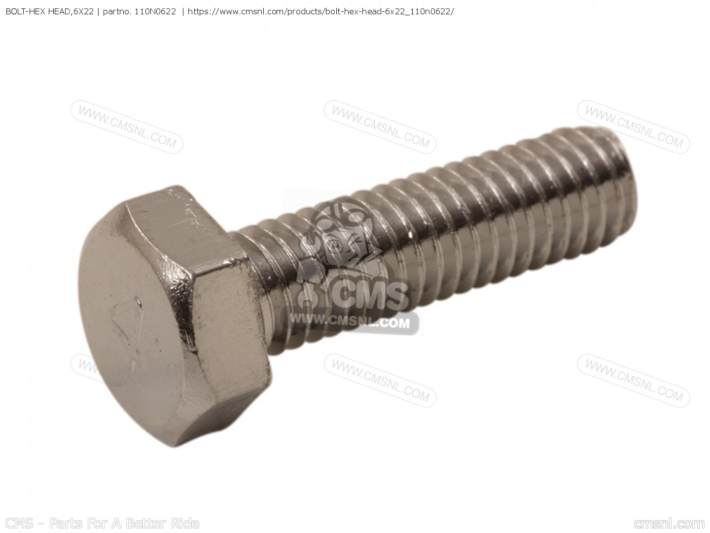 BOLTHEX HEAD,6X22 for KZ650B1 1977 USA CANADA / MPH KPH order at CMSNL