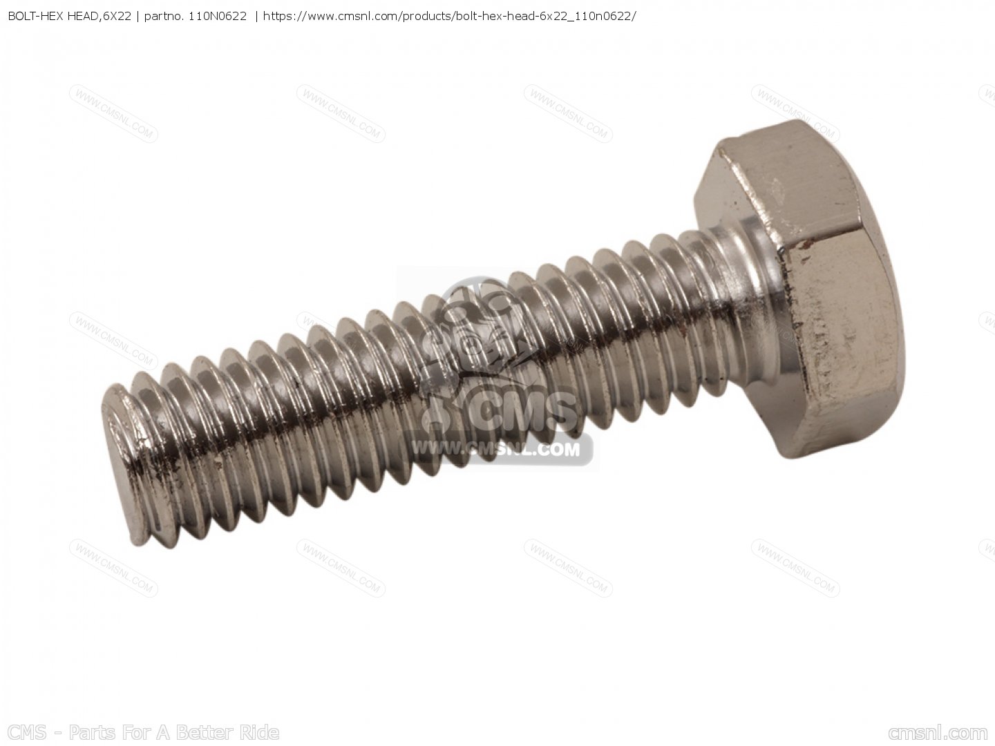 BOLTHEX HEAD,6X22 for KZ650B1 1977 USA CANADA / MPH KPH order at CMSNL