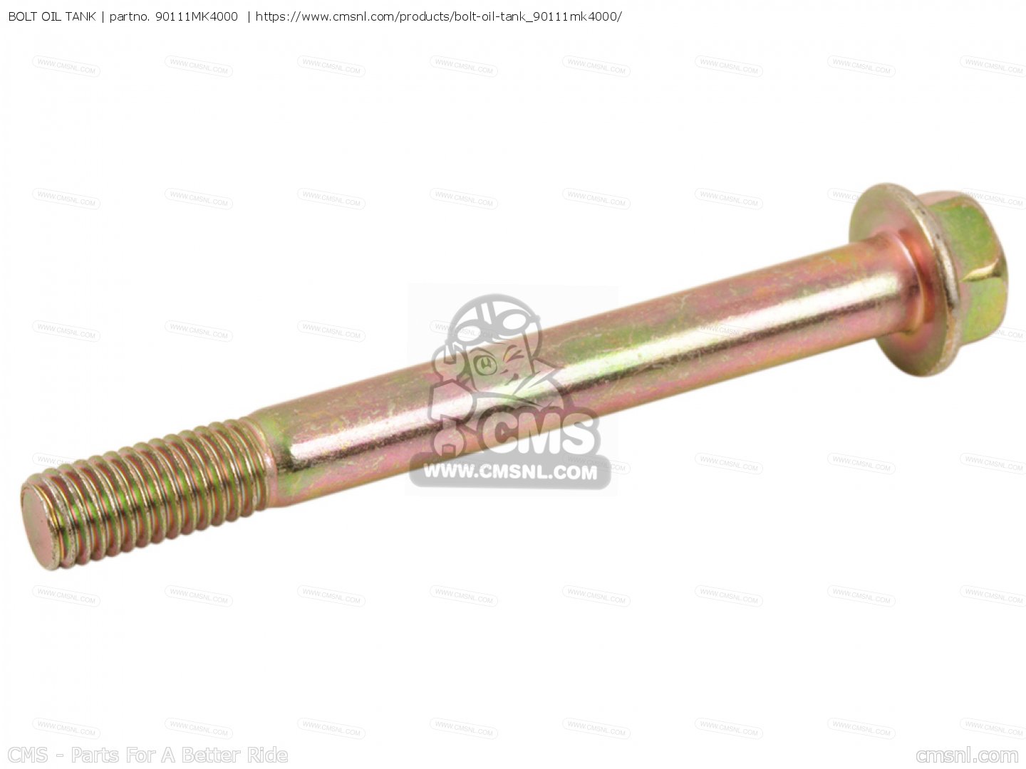 90111MK4000 Bolt Oil Tank Honda buy the 90111MK4000 at CMSNL