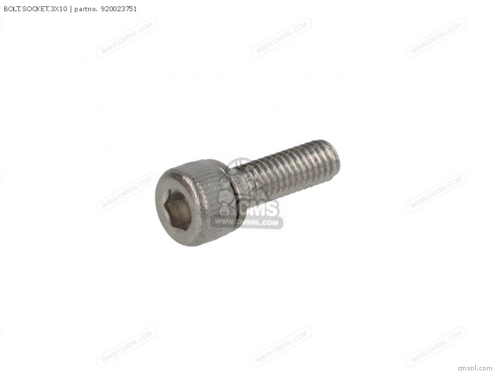 Kawasaki BOLT,SOCKET,3X10 920023751 Kawasaki BOLT,SOCKET,3X10 920023751