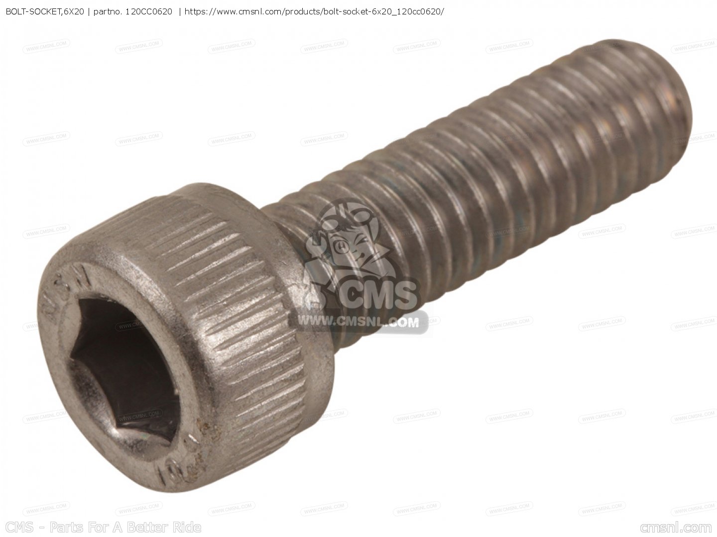 120CC0620: Bolt-socket,6x20 Kawasaki - buy the 120CC0620 at CMSNL