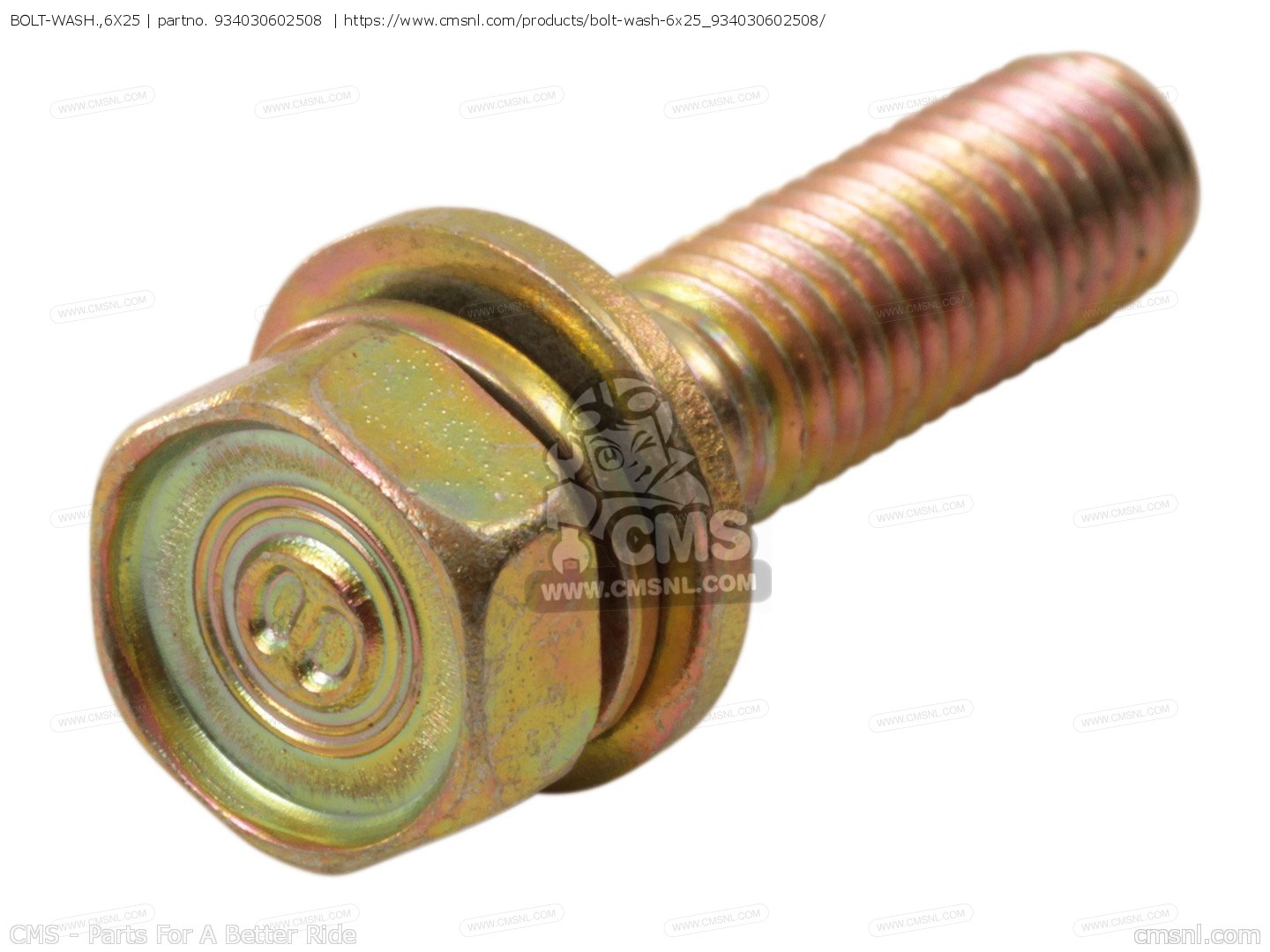 BOLTWASH.,6X25 for CRX 1984 (E) 2DR DX 1300 (KA,KH,KL) order at CMSNL