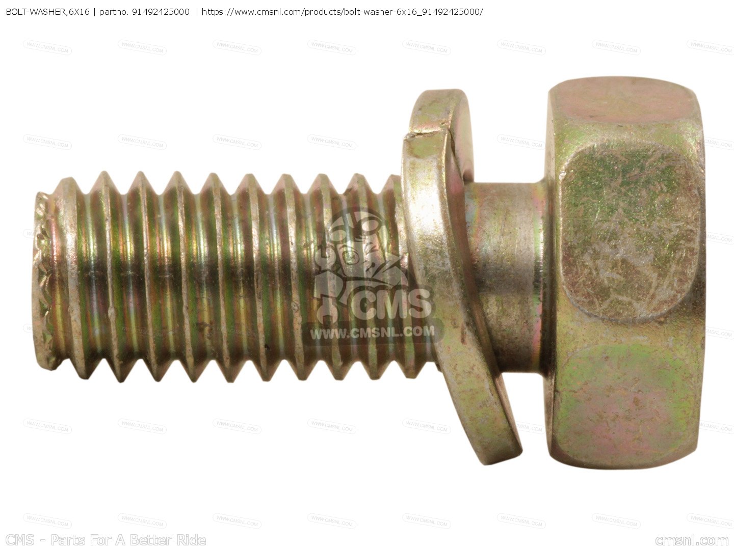 BOLTWASHER,6X16 for CB750F2 INTEGRA 1982 (C) JAPAN RC04103 order at