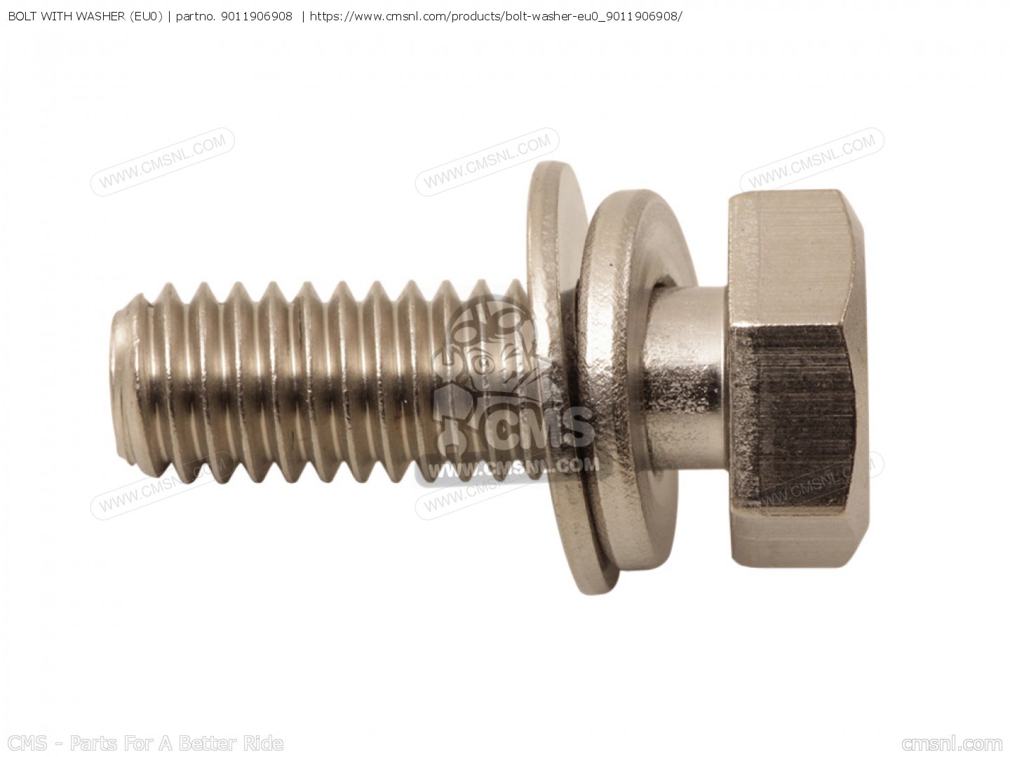 BOLT WITH WASHER (EU0) for WB760V WAVE BLASTER 1997 order at CMSNL