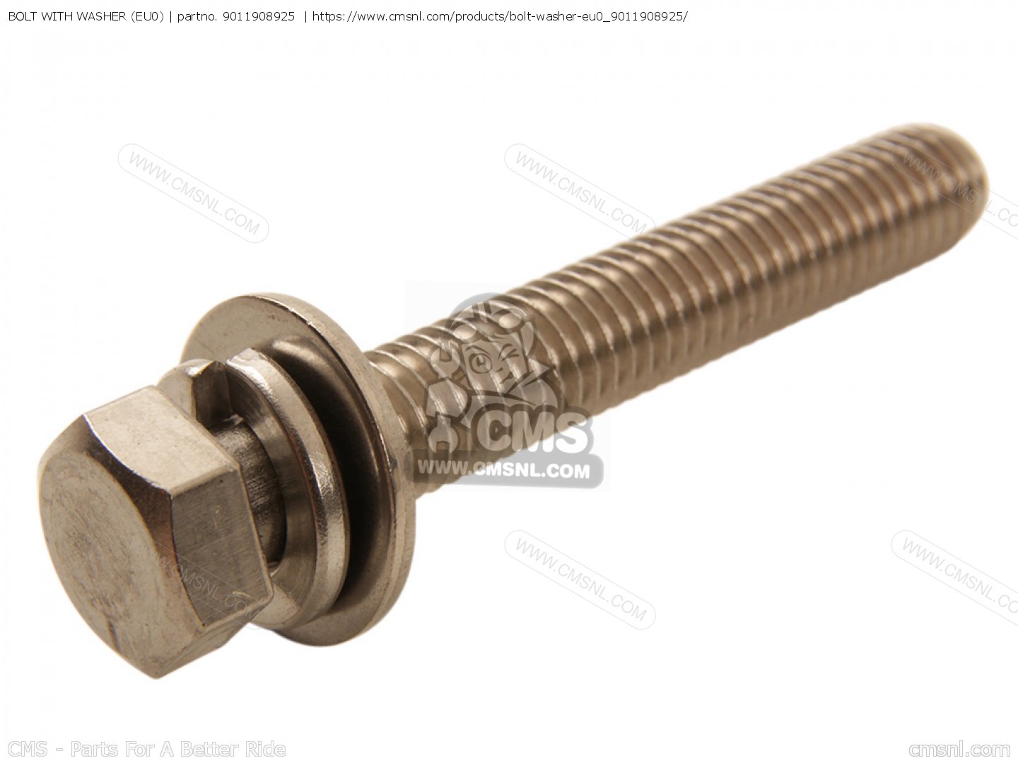 BOLT WITH WASHER (EU0) for WVT700W 1998 order at CMSNL