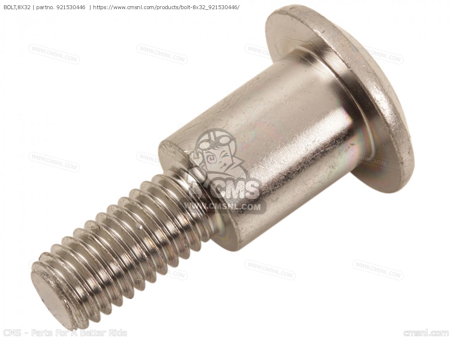 921530446: BOLT,8X32 Kawasaki - buy the 92153-0446 at CMSNL