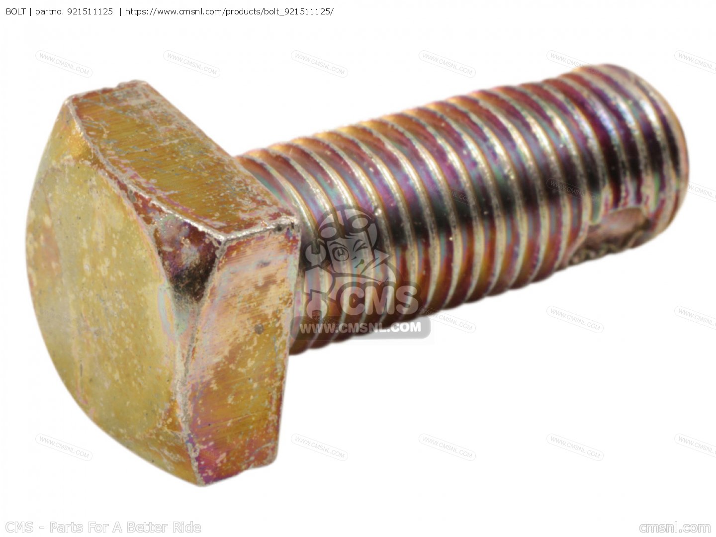 921511125: Bolt Kawasaki - buy the 92151-1125 at CMSNL