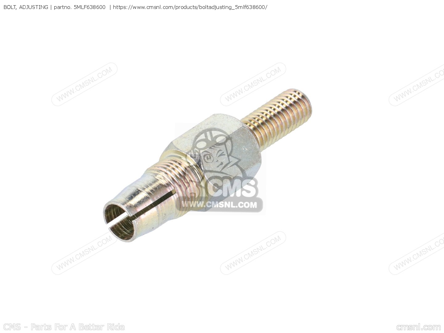 5MLF638600 Bolt, Adjusting Yamaha buy the 5MLF638600 at CMSNL