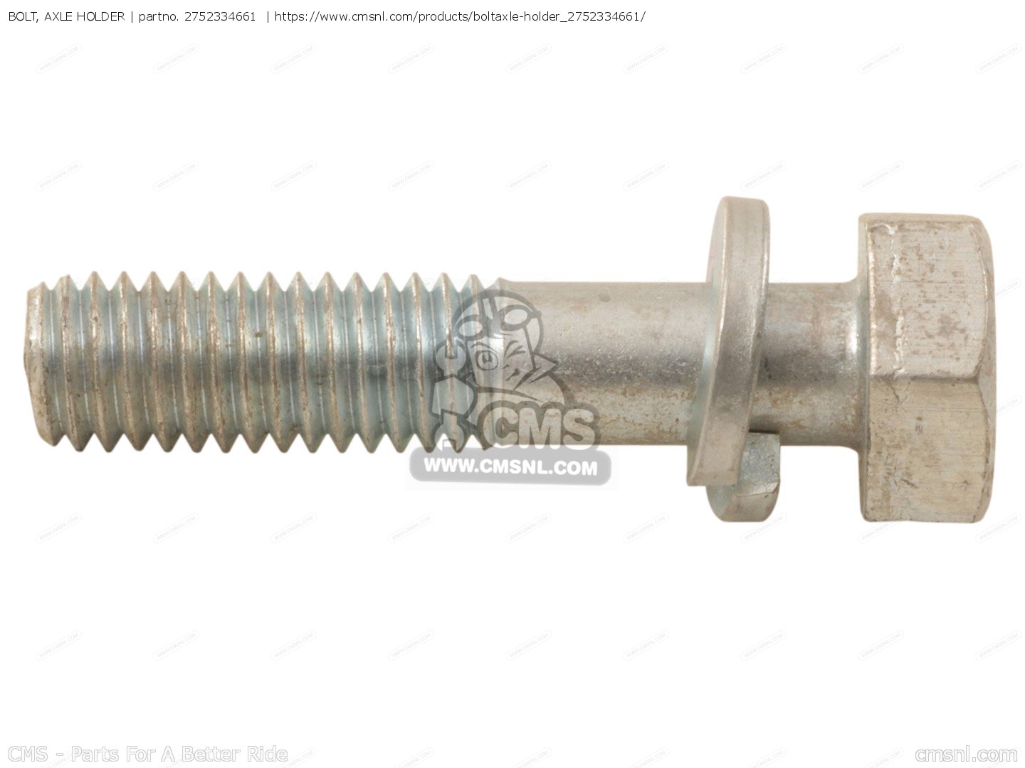 2752334661 Bolt, Axle Holder Yamaha buy the 2752334661 at CMSNL