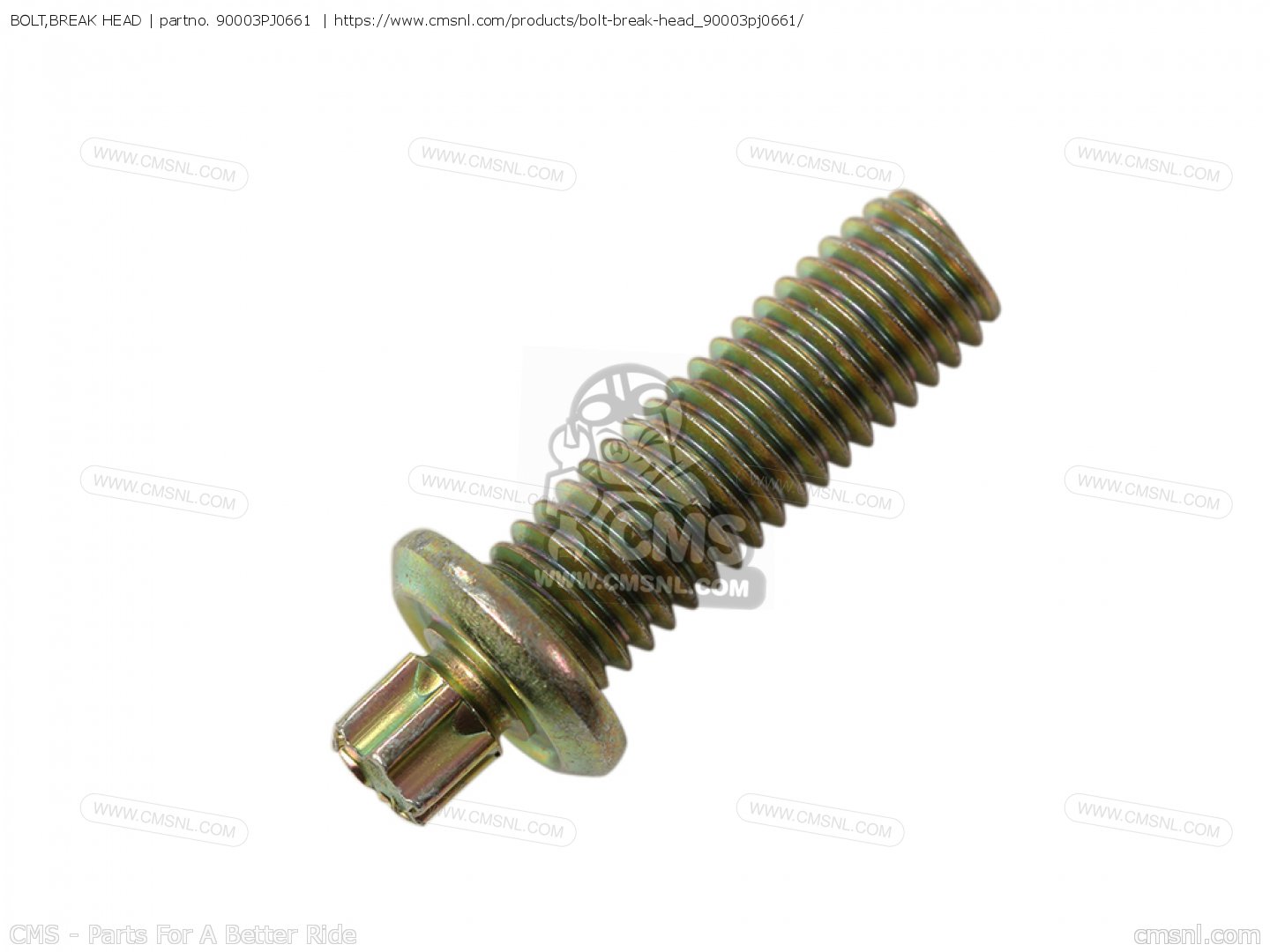 Bolt,break Head Vt600cx 1999 (x) Portugal / Mk 90003PJ0661
